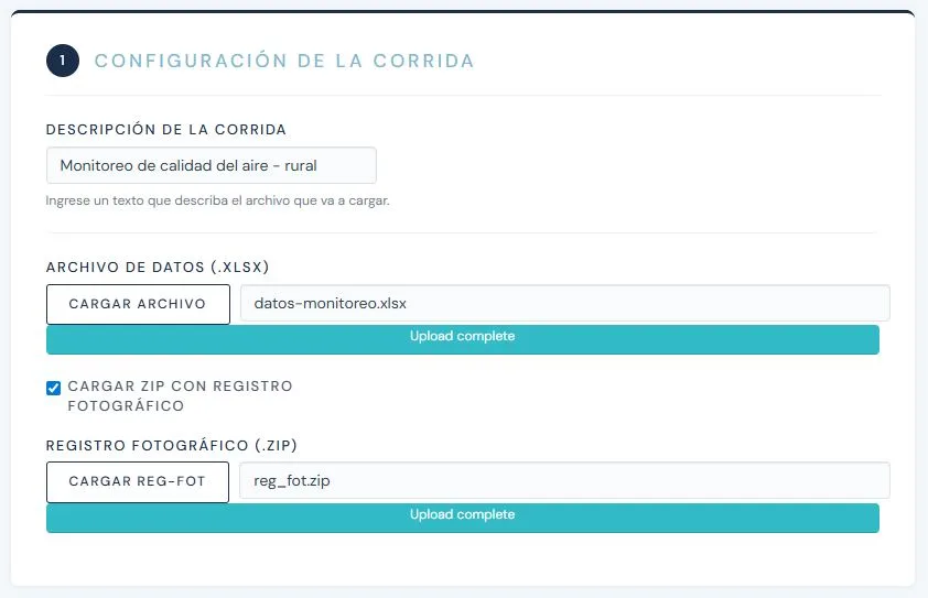 Corrida finalizada en OMeRo Air
